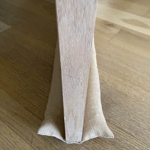 Jute double draught - draught, excluder