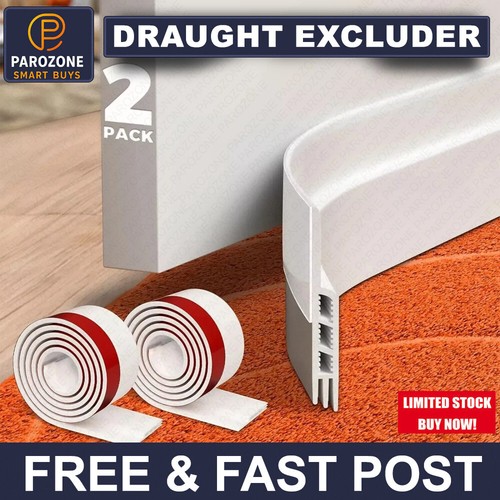 Pack white door draught - white,