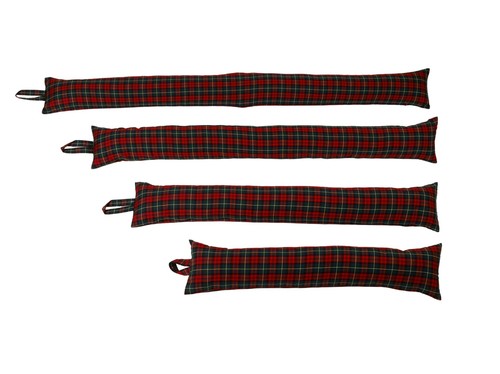 Draught excluder modern tartan - draught,