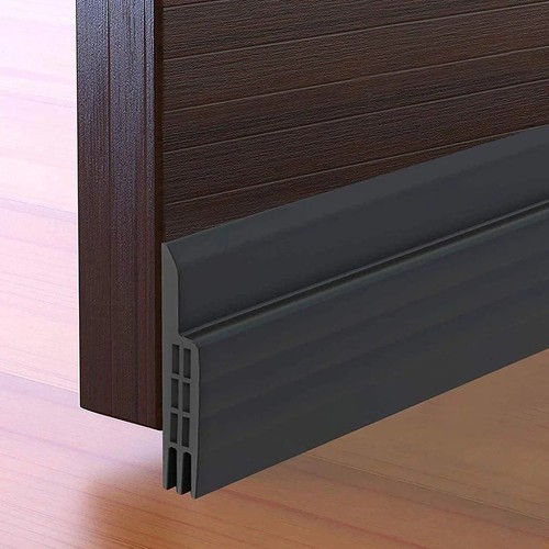 Door draught excluder - excluder, black