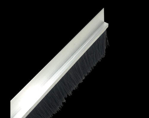 Door aluminum brush draught - 5x,