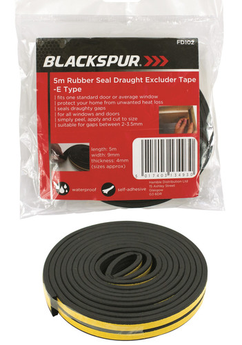 Rubber seal draught excluder - seal,
