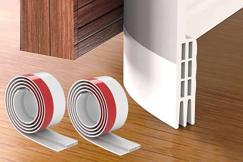Pack white door draught - of,