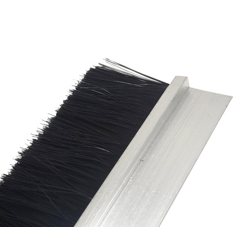 Aluminum door brush draught - brush,